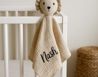 Lovey personalizzato per regalo di Pasqua per neonati con nome, regalo personalizzato per baby shower per neonati, regalo ricordo per bambina, regalo estetico per neonati