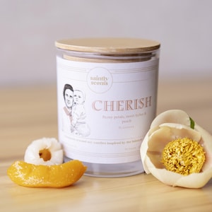 Catholic Handmade Soy-Scented Candle - St Gianna Beretta Molla Cherish