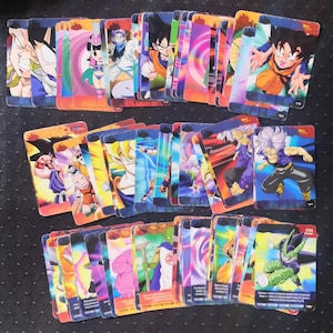 82 carte Dragon Ball Trilogy Imagics Messico 2001 retro Nessuna ripetizione vintage ufficiale originale