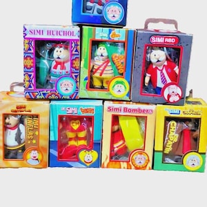 Full Collection all 8 keychains Dr Simi Mexico w/box series 1 limited edition chavo del Ocho chespirito retro