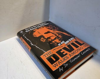 The Devil Walks Among Us Book Prop | Halloween 2 Movie Dust Jacket Replica | Dr. Loomis Book | Rob Zombie Horror Decor