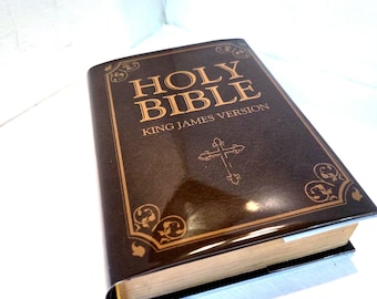 Hollow Book Safe Bible | Discreet Hidden Compartment | Diversion Safe for Valuables | Fake Bible Book Box