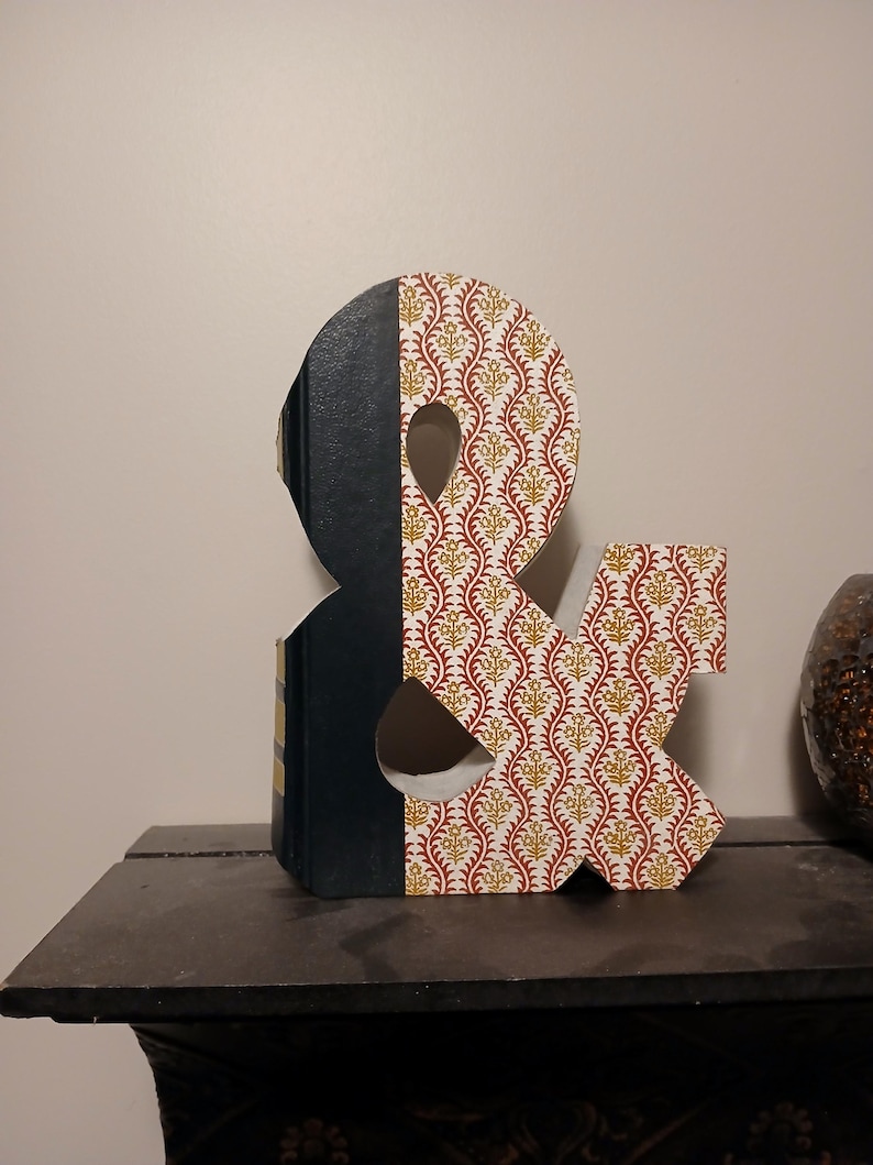 Cut Book Letters, Decorative Vintage Books, Hand Cut Book Letters for ...