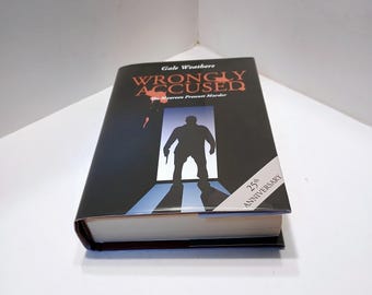Scream Movie Prop Book or Hollow Book Safe - Wrongly Accused: the Maureen Prescott Murder by Gale Weathers Custom Dust Jacket
