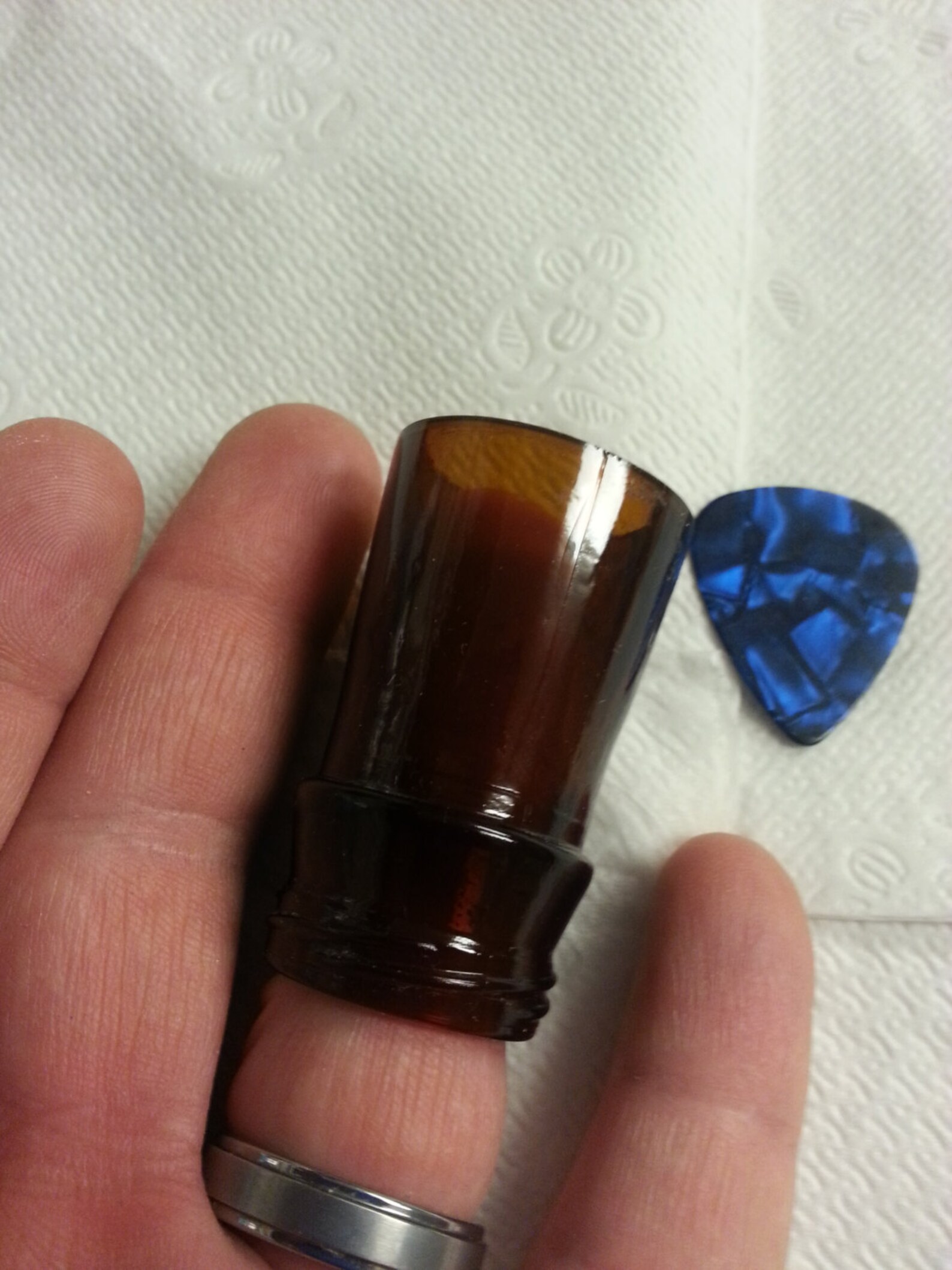 Bottleneck Guitar Slide Nubby Style Shorter Beer Etsy