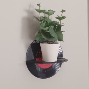 Retro Vinyl Record Wall Decor, Vinyl Record Shelf, Decorative Floating Wall Shelves, Unique Music Lover Gift