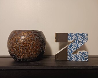 Mini Book Letters, Book Art Letters, Decorative Vintage Books Cut Into Small Block Letters
