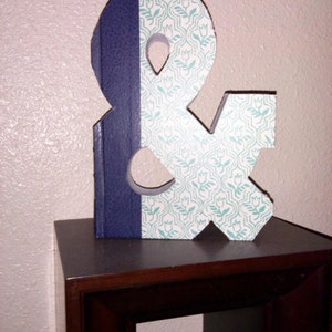 Cut Book Letters, Decorative Vintage Books, Hand Cut Book Letters for Wedding Gifts or House Warming Gifts image 4
