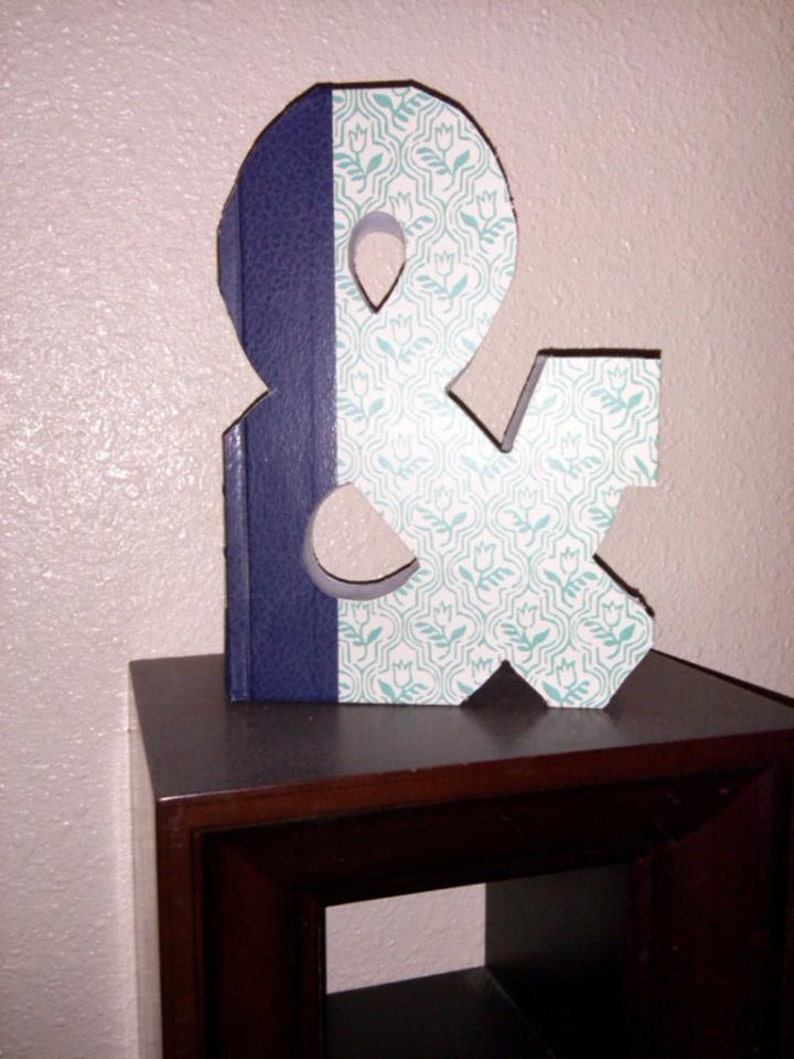 Cut Book Letters, Decorative Vintage Books, Hand Cut Book Letters for Wedding Gifts or House Warming Gifts image 4