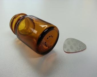 Medicine Bottle Guitar Slide, Nubby Style, Glass Bottleneck Slide