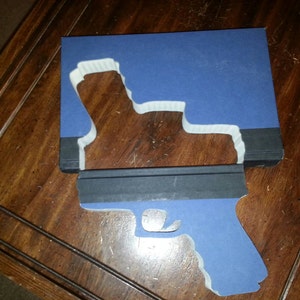 Cut Book Art, Gun Books Man Cave Decor, Office Decor, Book Gun Art, Gifts for Him image 9