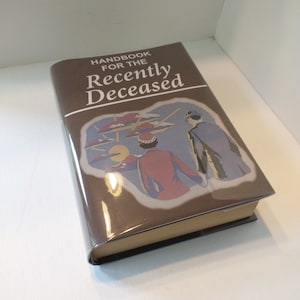 Beetlejuice Prop Book and Hollow Book Safe, Handbook for the Recently Deceased Custom Dust Jacket