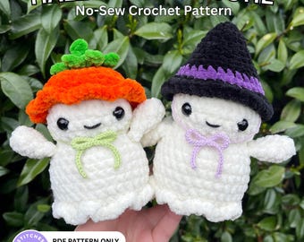 Halloween-Geist No-Sew Häkelanleitung