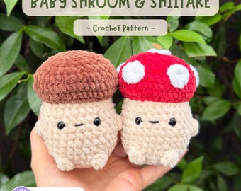 Baby Pilz & Shiitake Forest Friends Häkelanleitung