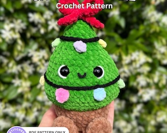 Weihnachtsbaum Plüschtier Häkelanleitung