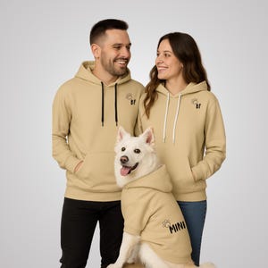 Matching Pet & Owner Hoodie Set: Custom Dog Lover Gift