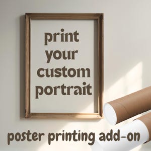 Poster Printing Service – Print Your Custom Digital Portrait Artwork