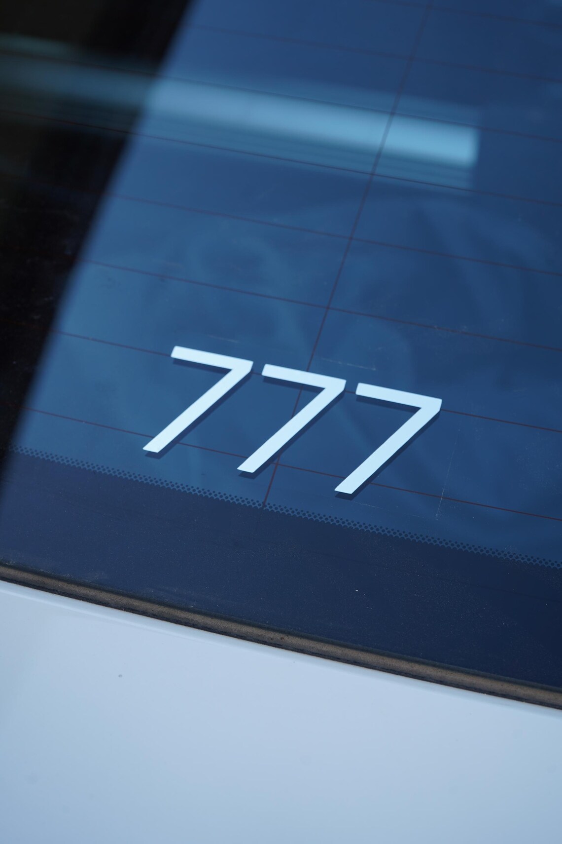 Number 777 | Car Sticker Vinyl Decal | Windows Laptops Etc - Etsy