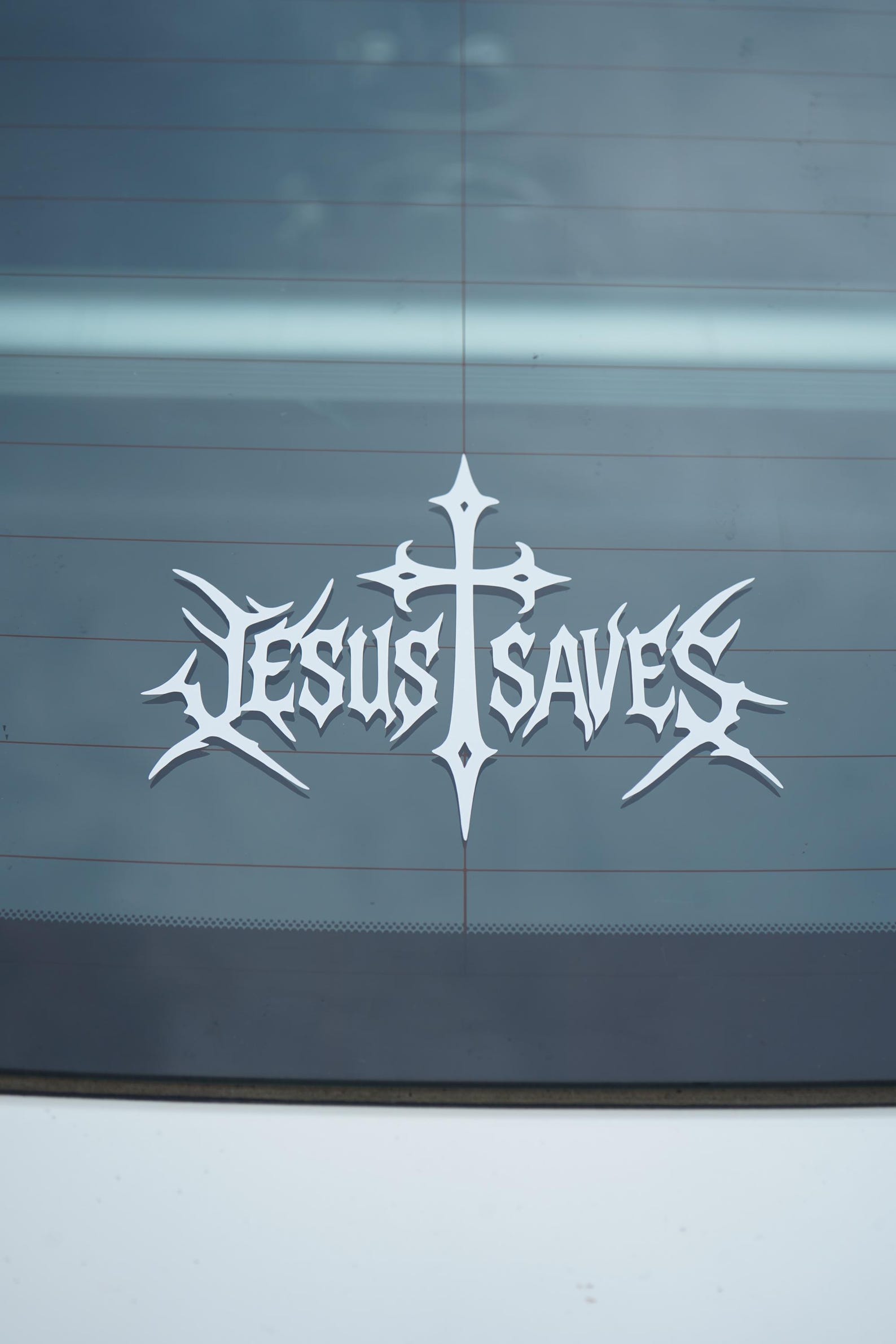 Jesus Saves | Car Sticker Vinyl Decal | Windows Laptops Etc - Etsy