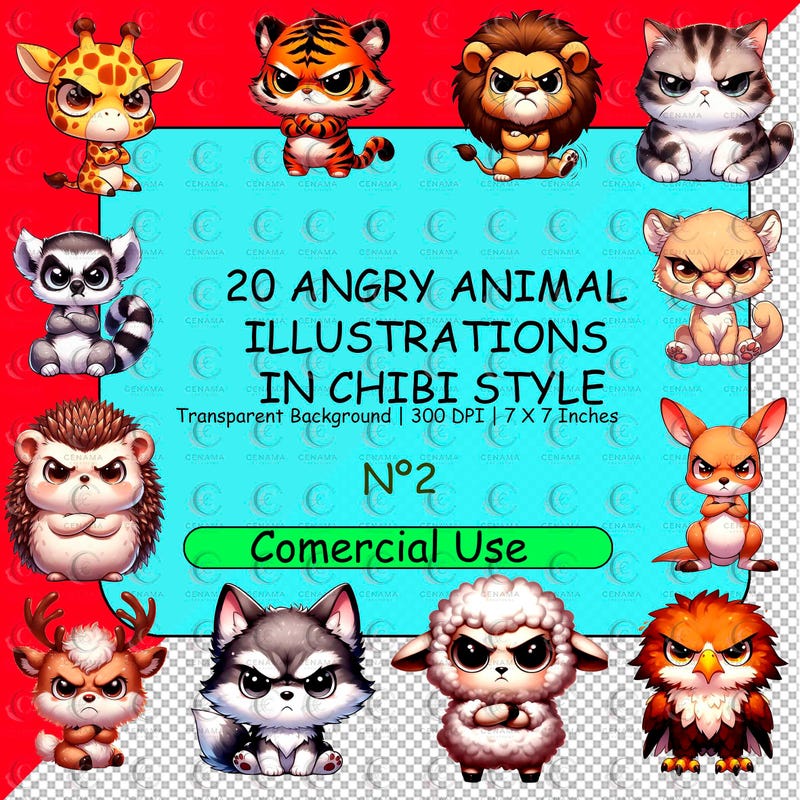 Angry Chibi - Etsy