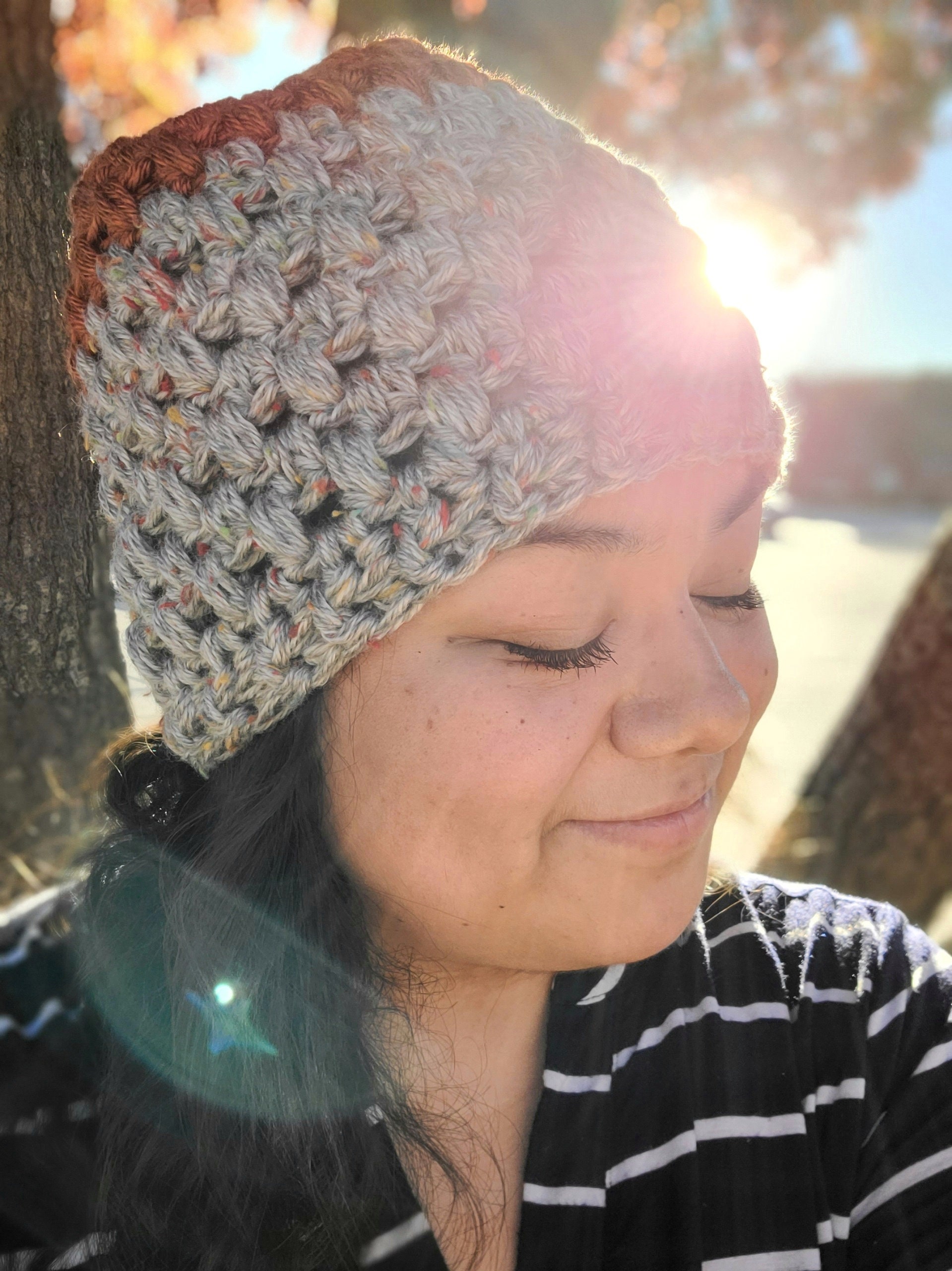 Arm Cozy Cascade Locks Beanie Cascade Cozy Beanie Crochet Pattern, Chunky Beanie Pattern  main image 2