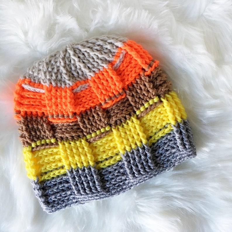 Yellow Linen White Gray Ready To Ship Orange Celilo Basket Weave Beanie Tan Accessories Winter Hats Thermobynina De