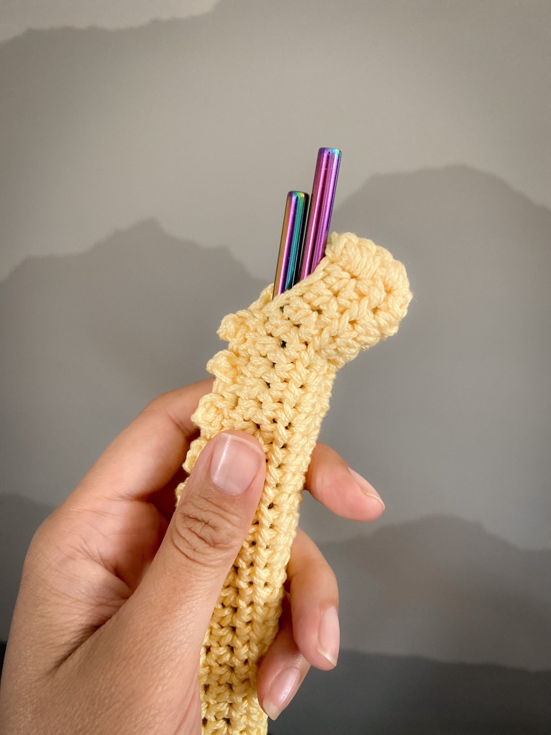 Straw Cozy // Crochet pattern Tzigns Reusable straw Reuse Etsy