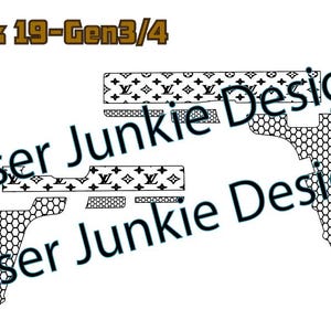 Glock 19 Gen 3/4: plantilla de corredera y paquete de punteo de panal