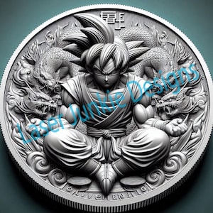 Mapa de profundidade 3D de Goku