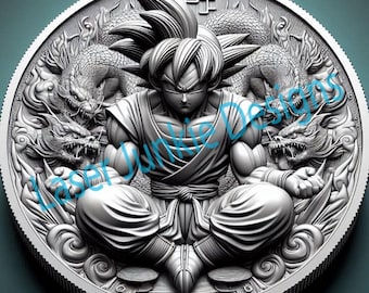 Goku 3d depth map