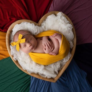 Newborn Digital Backdrop, Rainbow Baby, Gender Neutral Backdrop