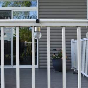 Deck Railing Light Clips (Compatible with Afco Aluminum Railing) image 7