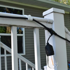 Deck Railing Light Clips (Compatible with Afco Aluminum Railing) image 6
