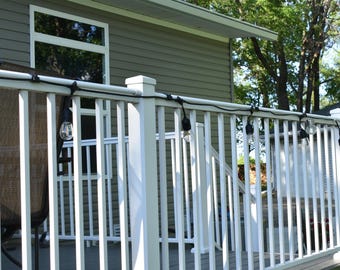 Deck Railing Light Clips (Compatible with Afco Aluminum Railing)
