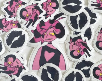 Pegatina de Asmodeus que incluye 2 obsequios