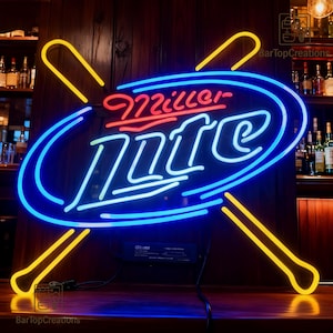 Classic Beer Bar Neon Light – Retro Pub Wall Sign for Lounge, Man Cave, and Home Bar Decoration Beer Bar Decor Wall Art 24&quot;x20&quot;