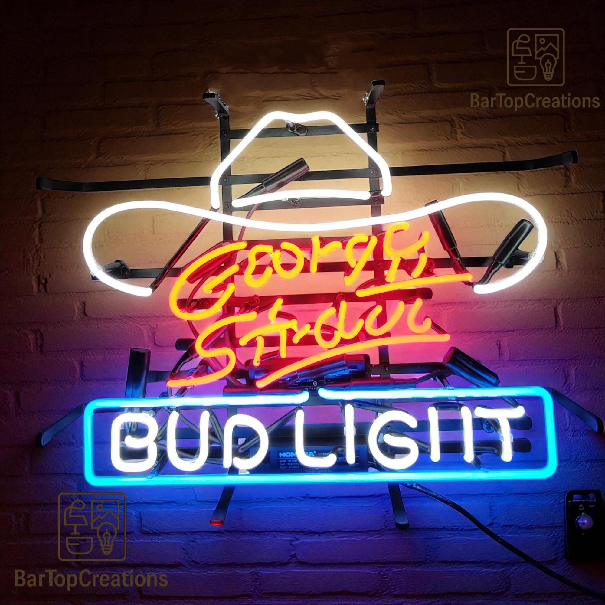 BUD LIGHT ビンテージ ネオンライト Vintage Bud Light Sign - Etsy