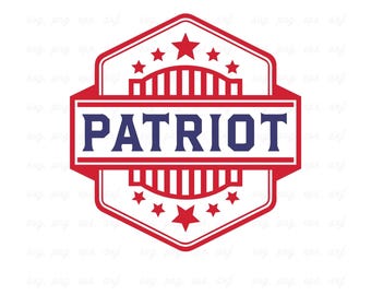 Patriotic 4th of July SVG, USA Flag, America Design (Digital Download)
