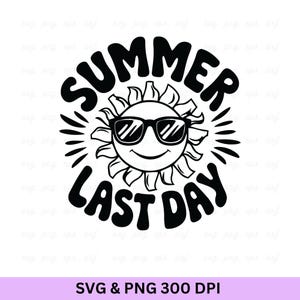 Ultimo giorno d'estate in formato SVG, Ultimo giorno di scuola in formato SVG, Magliette per insegnanti, Insegnante divertente in formato SVG, Vacanze estive in formato SVG, Fine della scuola in formato SVG, Insegnante estivo in formato SVG