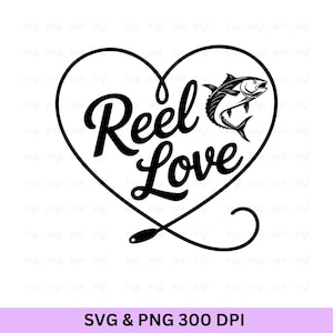 Carrete de amor SVG, Pesca SVG, Vida de pesca SVG, Frases de pesca SVG, Citas divertidas de pesca, Caña de pescar SVG, Pescador SVG, Regalos de pesca SVG