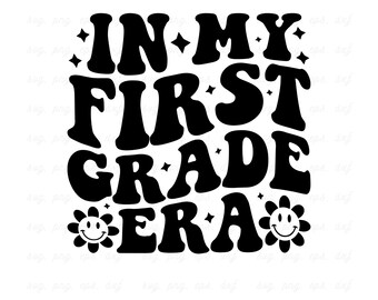 First Grade Teacher SVG: Back to School Shirt Design (Digital Download