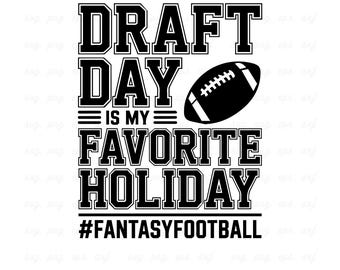 Draft Day SVG : conception de maillot de football Fantasy drôle (téléchargement numérique