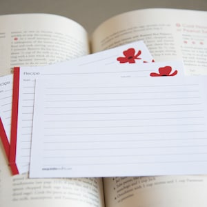 Free Printable Poppy Recipe Cards