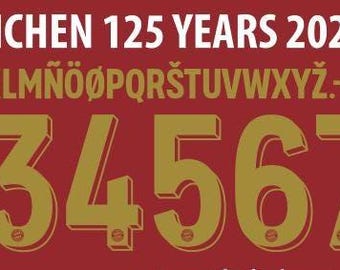 Vector Bayern Munich 125 Years 2024 2025