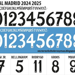 Vektor Real Madrid 2024 2025