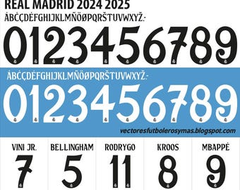 Vector Real Madrid 2024 2025