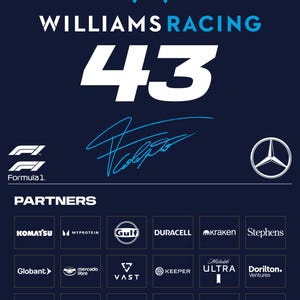 Williams Racing F1 2024 Colapinto Vector Pack #43