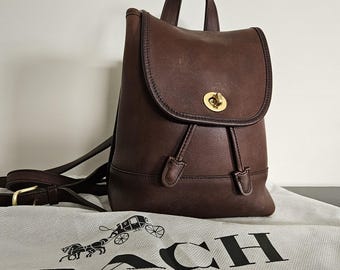 Vintage Coach Large Daypack Backpack #9791 Black USA 1999 - Etsy