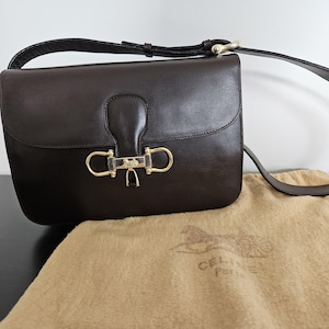 Celine Horse Carriage Box Bag Authentic Vintage