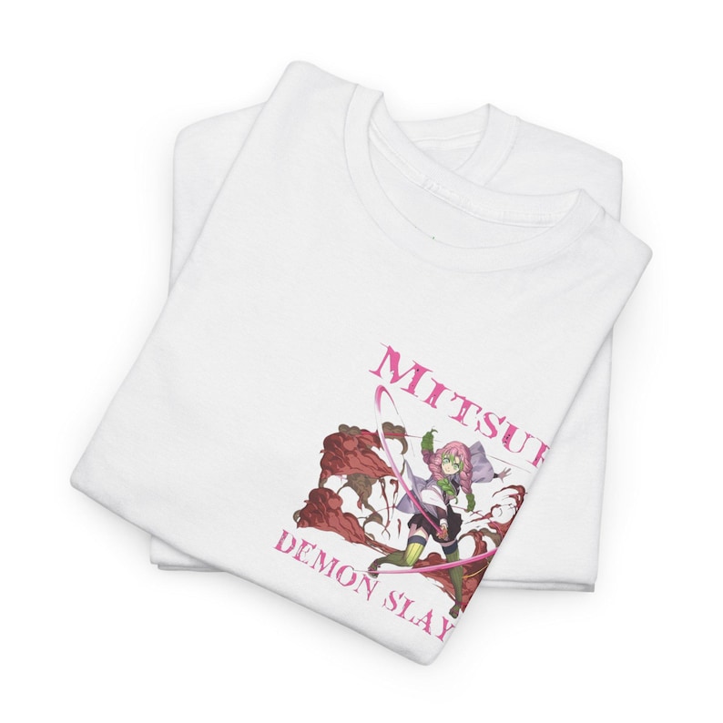 Maglietta Mitsuri Kanroji Hashira Maglietta Demon Slayer Maglietta Mitsuri Love Pillar Maglietta unisex ispirata agli anime, Abbigliamento Otaku Demon Slayer immagine 3